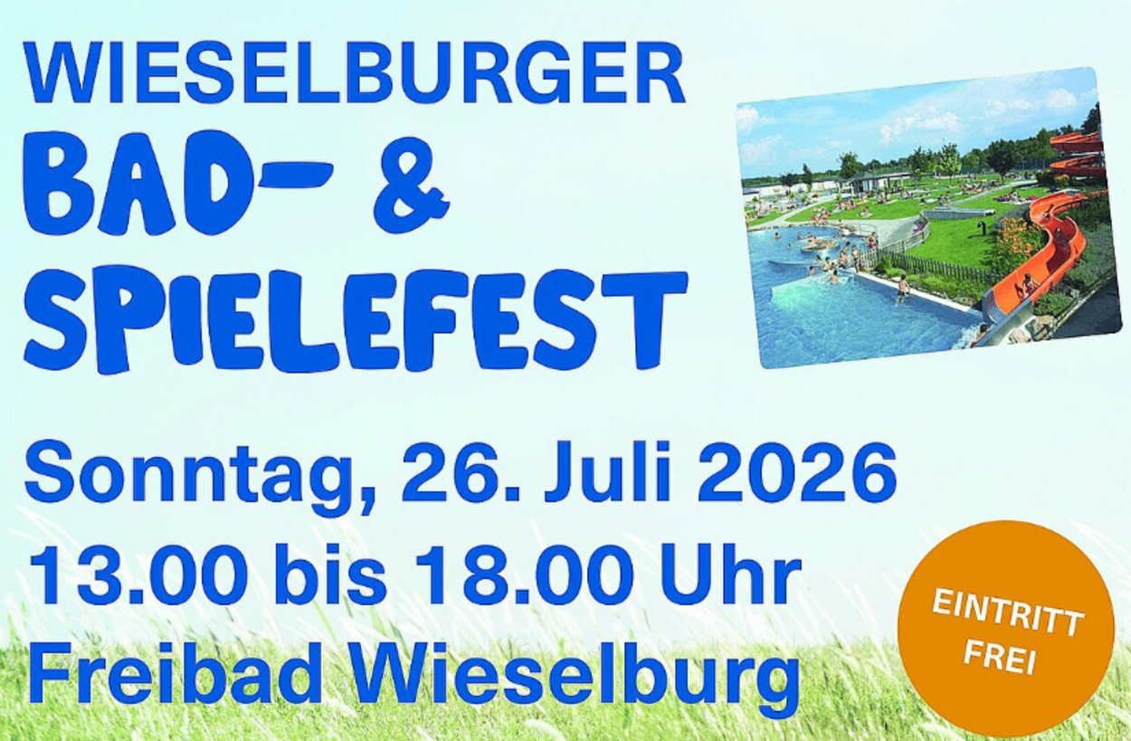 Bad- und Spielefest ab 13 Uhr auch am Tennis- und Padelplatz